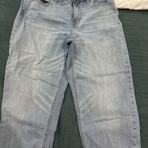 White House Black Market Light Blue Straight Leg Jeans